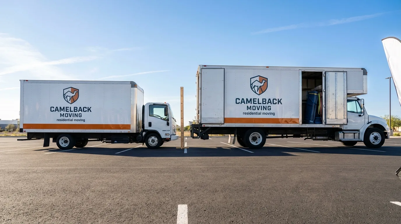 Moving truck size capacity guide in Chanhassen